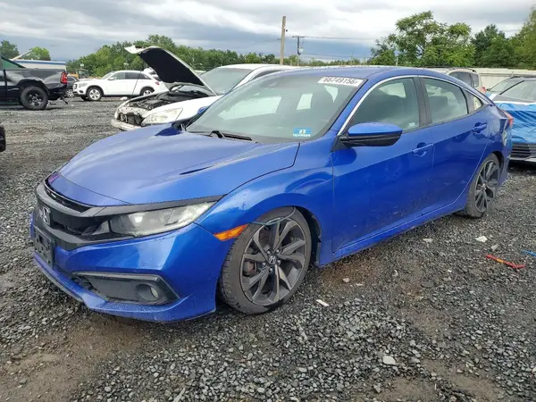 2HGFC2F89LH595071 Honda Civic 2020 — повреждение Передняя часть, фото до ремонта