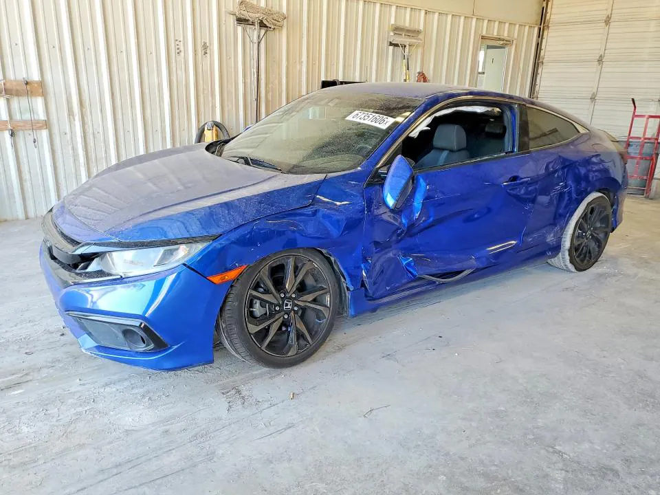 2020 HONDA CIVIC VIN 2HGFC4B81LH301244 фото 1