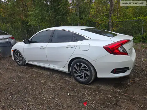 2020 Honda Civic Ex VIN 2HGFC2F78LH010682 фото 2