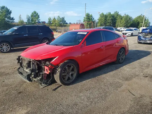 2HGFC1E53LH707834 — 2020 Honda Civic, Передняя часть (Front End), фото до ремонта