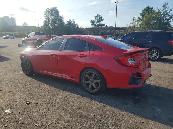 2HGFC1E53LH707834 — 2020 Honda Civic, фото 2 с аукциона Copart, Передняя часть