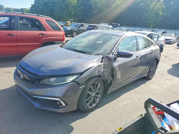 19XFC1F7XLE207406 — 2020 Honda Civic, Передняя часть (Front End), фото до ремонта