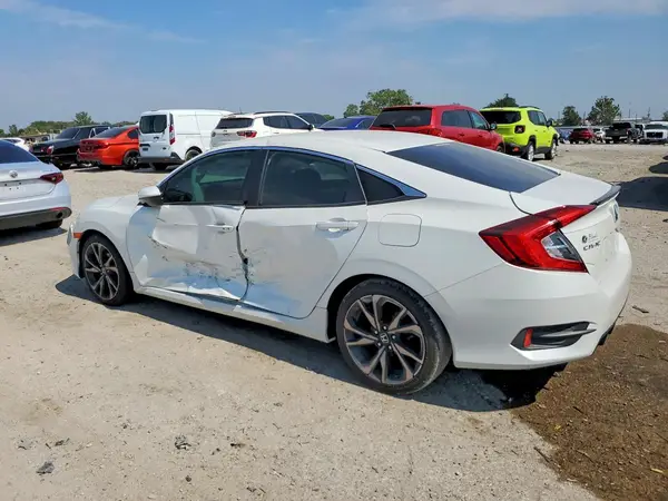 2HGFC2F83LH506109 — 2020 Honda Civic, фото 2 с аукциона Copart, Боковая часть