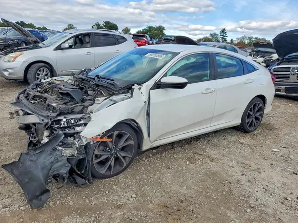 2HGFC2F89LH537669 — 2020 Honda Civic, Передняя часть (Front End), фото до ремонта