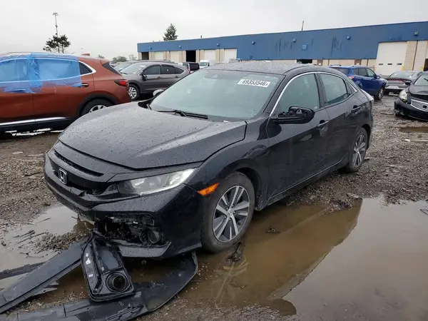 SHHFK7H35LU204597 — 2020 Honda Civic, Передняя часть (Front End), фото до ремонта