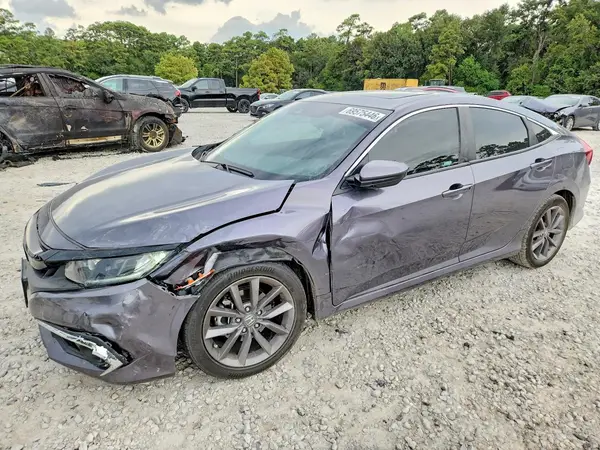 19XFC1F32LE017077 — 2020 Honda Civic, Передняя часть (Front End), фото до ремонта