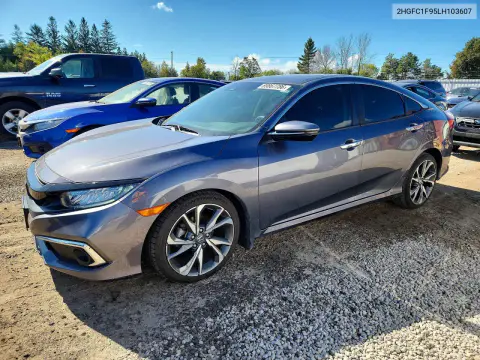 2HGFC1F95LH103607 — 2020 Honda Civic, Град, фото до ремонта