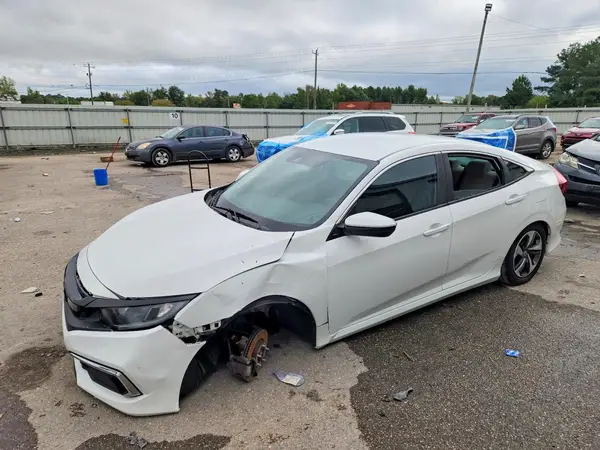2HGFC2F67LH522697 — 2020 Honda Civic, Передняя часть (Front End), фото до ремонта