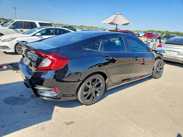 19XFC2F89LE027509 — 2020 Honda Civic, фото 3 с аукциона Copart, Передняя часть