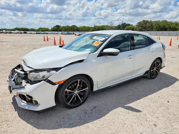 SHHFK7H43LU225019 — 2020 Honda Civic, Передняя часть (Front End), фото до ремонта