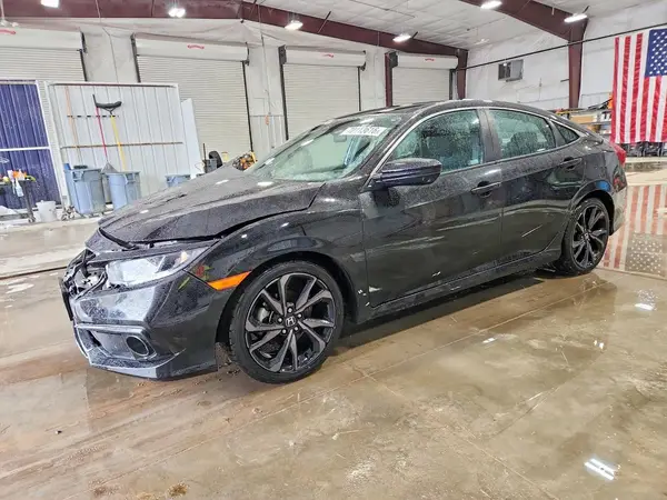 19XFC2F82LE025407 — 2020 Honda Civic, Передняя часть (Front End), фото до ремонта