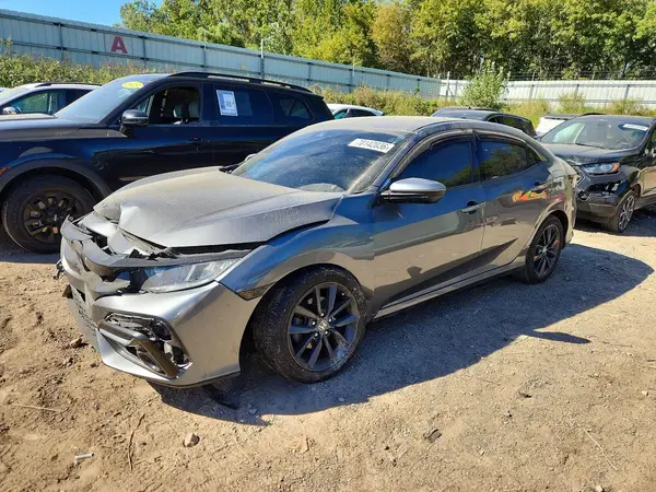 SHHFK7H6XLU206257 — 2020 Honda Civic, Передняя часть (Front End), фото до ремонта