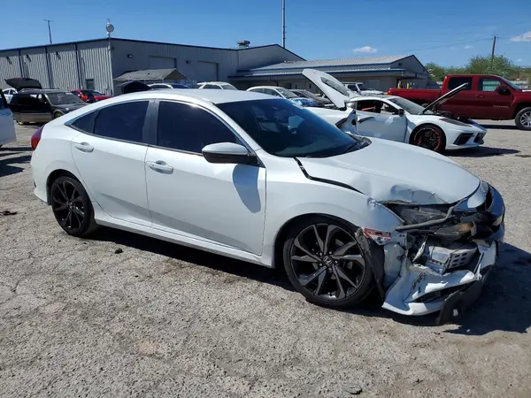 19XFC2F87LE200914 — 2020 Honda Civic, фото 4 с аукциона Copart, Передняя часть