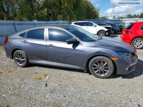 2HGFC2F79LH028852 — 2020 Honda Civic, фото 4 с аукциона Copart, Вандализм