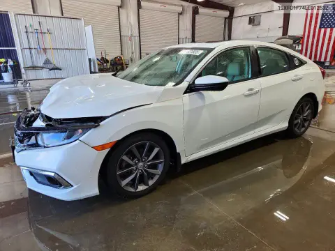 19XFC1F74LE012532 — 2020 Honda Civic, Передняя часть, фото до ремонта