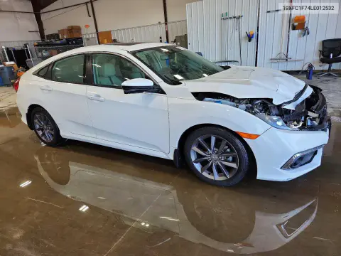 2020 Honda Civic Exl VIN 19XFC1F74LE012532 фото 4