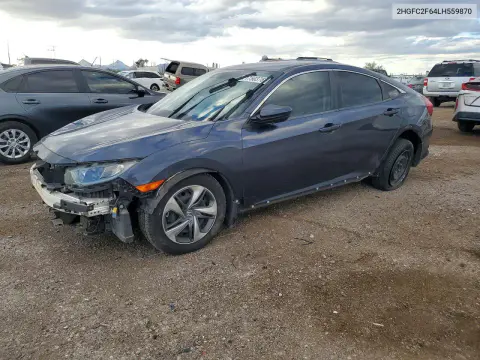 2HGFC2F64LH559870 — 2020 Honda Civic, Механические повреждения, фото до ремонта
