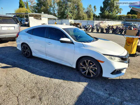 2020 Honda Civic Sport VIN 2HGFC2F87LH560271 фото 4