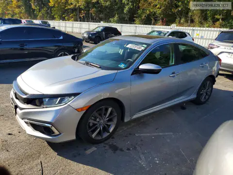19XFC1F39LE207877 — 2020 Honda Civic, Задняя часть, фото до ремонта