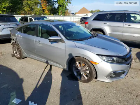 19XFC1F39LE207877 — 2020 Honda Civic, фото 4 с аукциона Copart, Задняя часть