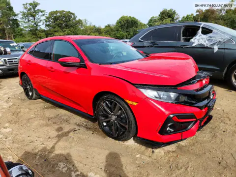 2020 Honda Civic Sport VIN SHHFK7H40LU419619 фото 4