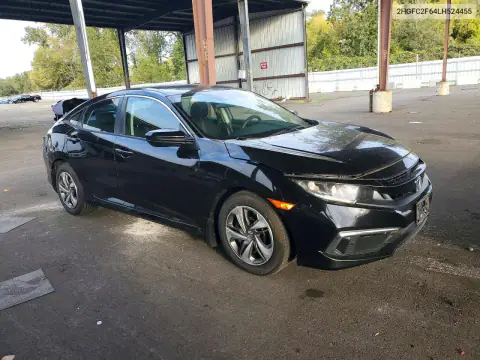 2HGFC2F64LH524455 — 2020 Honda Civic, фото 4 с аукциона Copart, Задняя часть