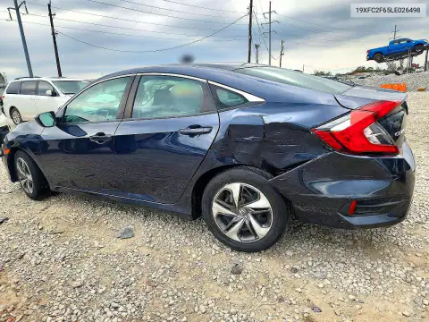 19XFC2F65LE026498 — 2020 Honda Civic, фото 2 с аукциона Copart, Задняя часть