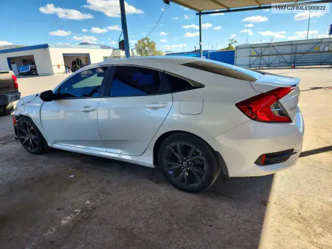 19XFC2F8XLE000822 — 2020 Honda Civic, фото 2 с аукциона Copart, Передняя часть