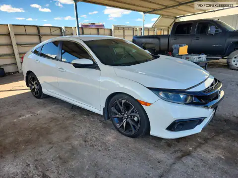 19XFC2F8XLE000822 — 2020 Honda Civic, фото 4 с аукциона Copart, Передняя часть