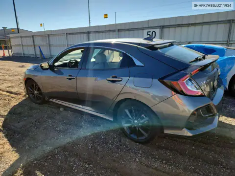 SHHFK7H85LU211934 — 2020 Honda Civic, фото 2 с аукциона Copart, Передняя часть