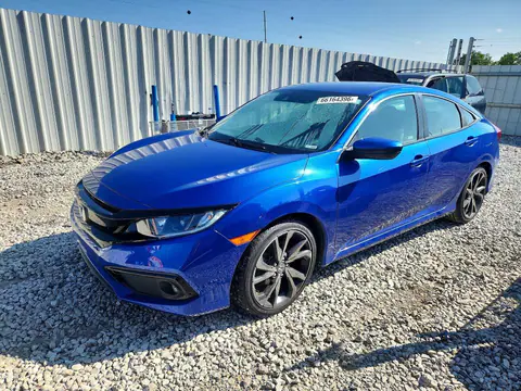 2HGFC2F83MH554615 — 2021 Honda Civic, Подтопление (Water/Flood), фото до ремонта