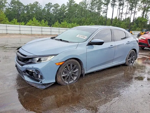 SHHFK7H69MU412056 — 2021 Honda Civic, Передняя часть (Front End), фото до ремонта