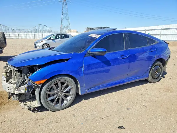 19XFC1F36ME000140 — 2021 Honda Civic, Передняя часть (Front End), фото до ремонта