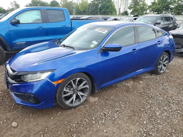 2HGFC2F81MH526148 — 2021 Honda Civic, Задняя часть (Rear End), фото до ремонта