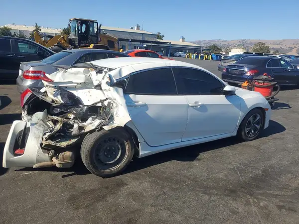 2HGFC2F61MH559505 — 2021 Honda Civic, фото 3 с аукциона Copart, Задняя часть