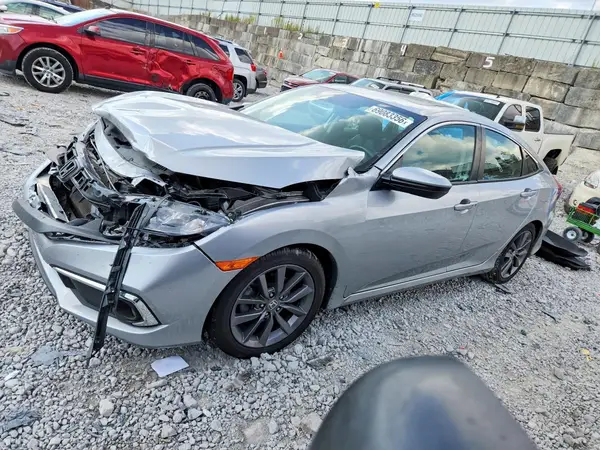 19XFC1F75ME001752 — 2021 Honda Civic, Передняя часть (Front End), фото до ремонта