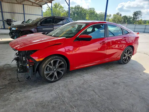 2HGFC2F82MH513411 — 2021 Honda Civic, Передняя часть (Front End), фото до ремонта