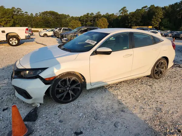 2HGFC2F83MH549527 — 2021 Honda Civic, Передняя часть (Front End), фото до ремонта
