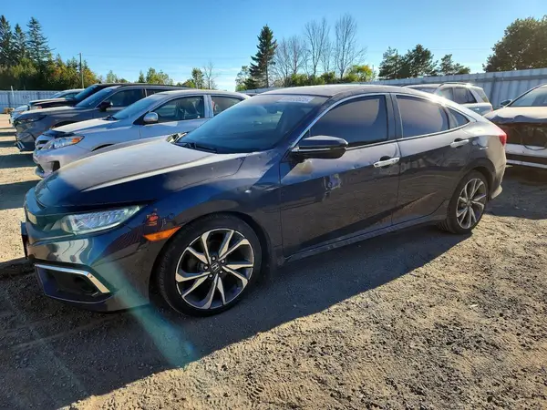 2HGFC1F94MH100201 — 2021 Honda Civic, Град (Hail), фото до ремонта