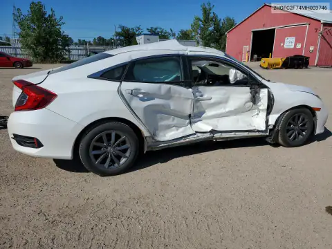 2HGFC2F74MH003746 — 2021 Honda Civic, фото 3 с аукциона Copart, Сторона