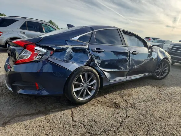 19XFC1F31ME208586 — 2021 Honda Civic, фото 3 с аукциона Copart, Опрокидывание