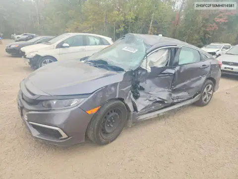 2HGFC2F50MH014581 — 2021 Honda Civic, Сторона, фото до ремонта