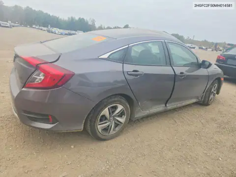 2HGFC2F50MH014581 — 2021 Honda Civic, фото 3 с аукциона Copart, Сторона