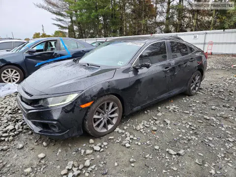 2HGFC1F75MH702782 — 2021 Honda Civic, Задняя часть, фото до ремонта