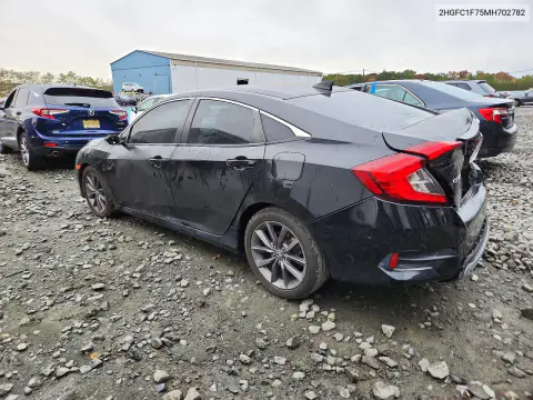 2021 Honda Civic Exl VIN 2HGFC1F75MH702782 фото 2