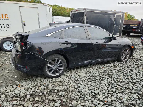2021 Honda Civic Exl VIN 2HGFC1F75MH702782 фото 3