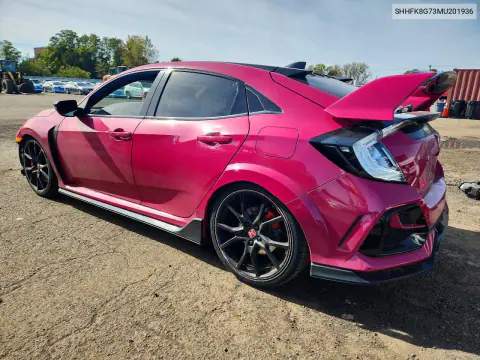 2021 Honda Civic Type-R Touring VIN SHHFK8G73MU201936 фото 2