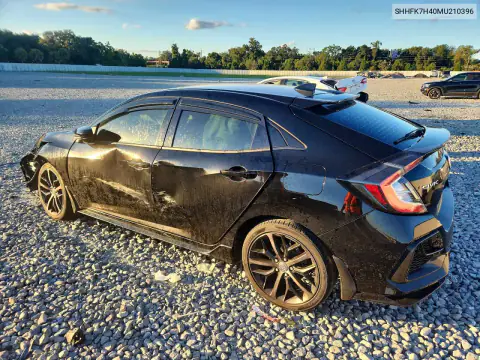 SHHFK7H40MU210396 — 2021 Honda Civic, фото 2 с аукциона Copart, Передняя часть