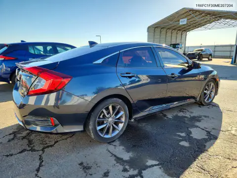 19XFC1F30ME207204 — 2021 Honda Civic, фото 3 с аукциона Copart, Боковая часть