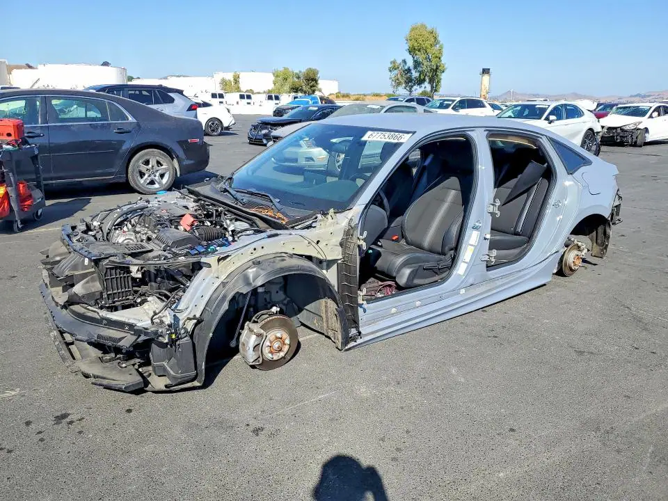 2HGFE2F52NH578938 Honda Civic 2022 — повреждение Вандализм, фото до ремонта